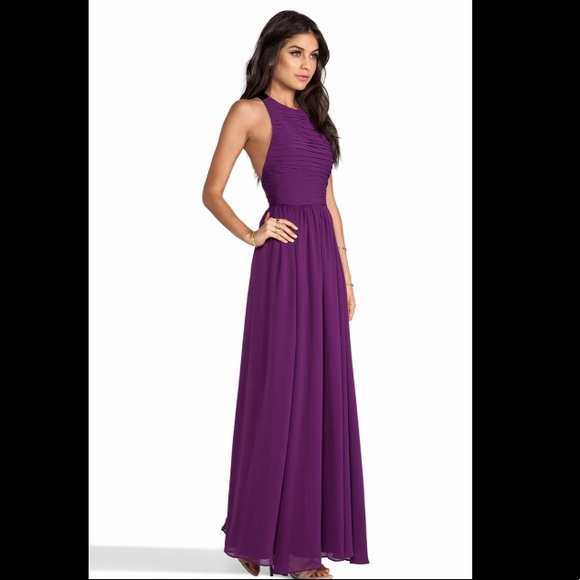 Alice + Olivia Dresses & Skirts - Alice + Olivia Runie Ruched Bodice Prom Maxi Dress